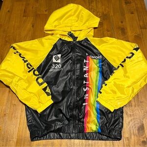 Polaroid unisex hooded full zip windbreaker side medium